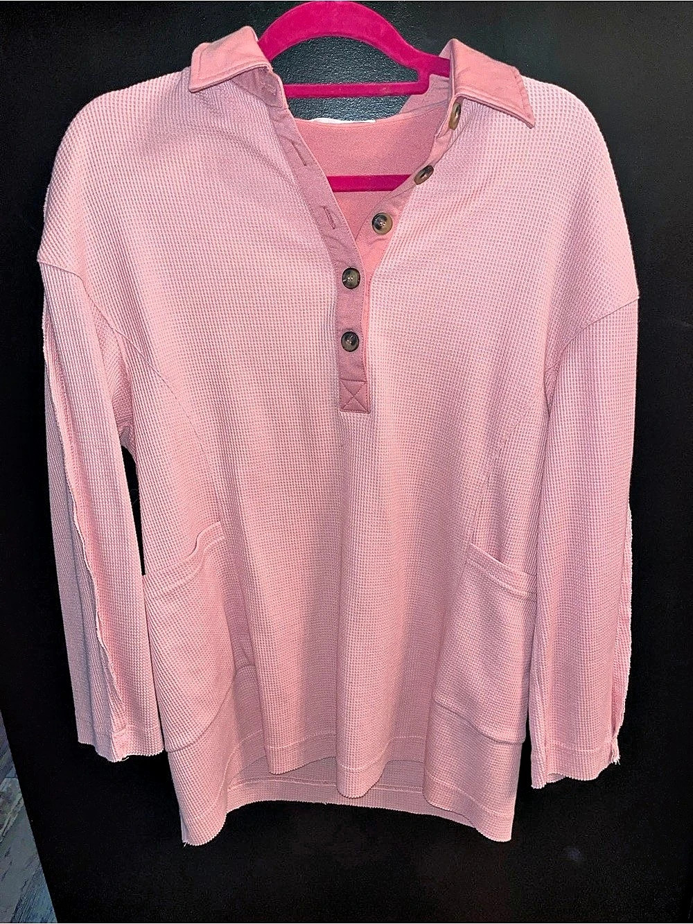 Liam & Co Pink Tunic Top Size Medium Like New